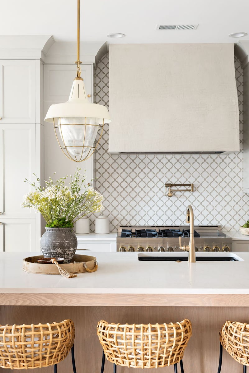 Modern Kitchen with Sink in Island in New Home in Acworth GA