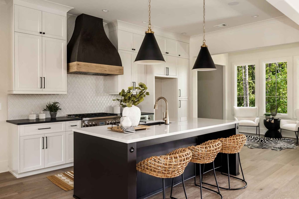Kitchen with island - North Metro Atlanta - Elevation Building Co.